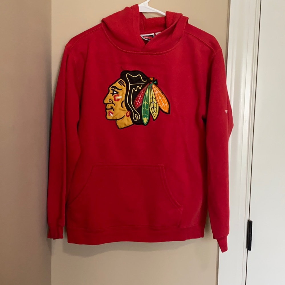 Reebok Chicago Blackhawks hoodie.